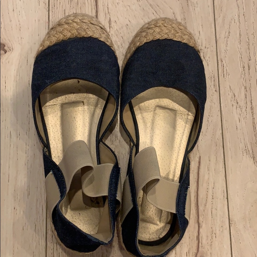 Denim espadrilles